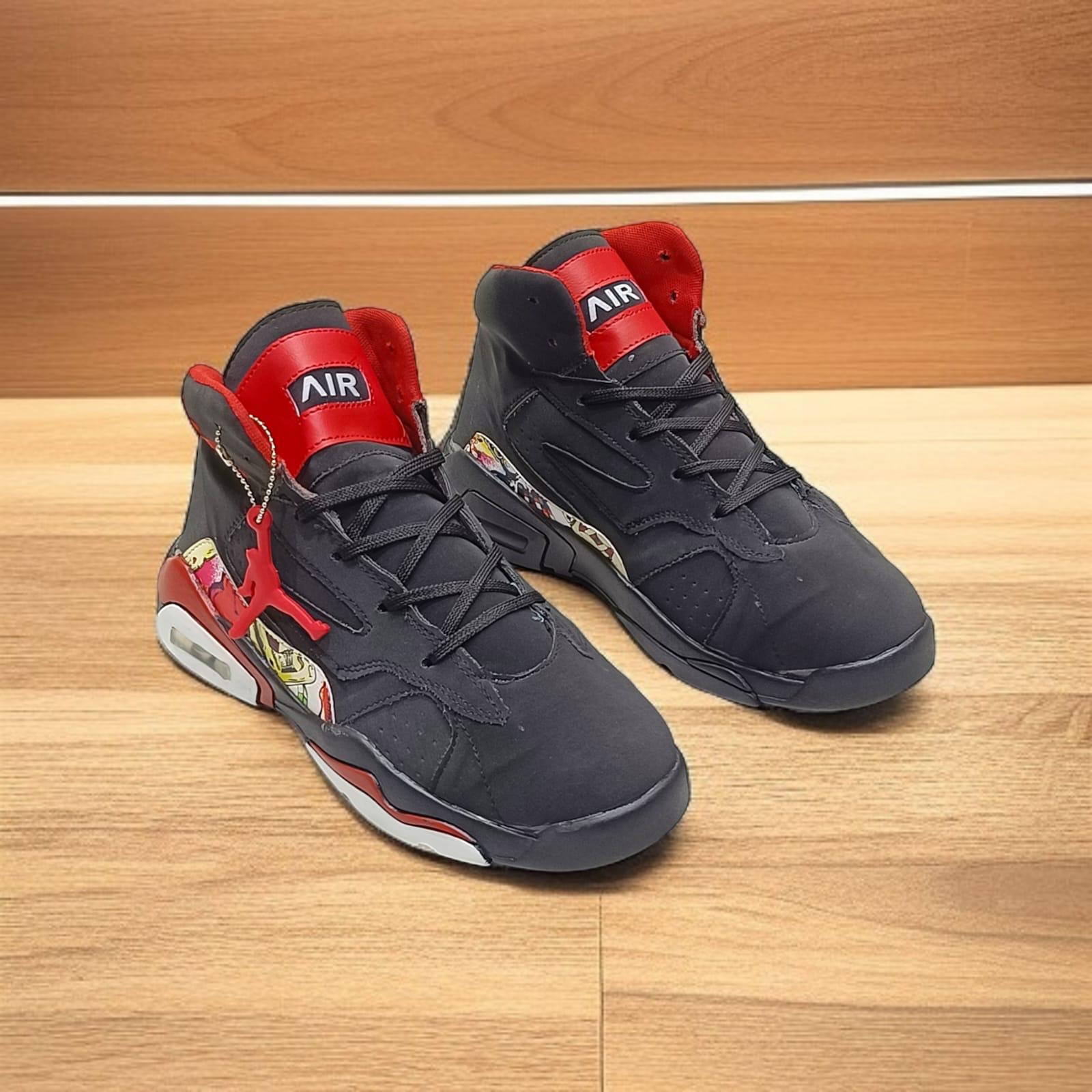 Retro black red