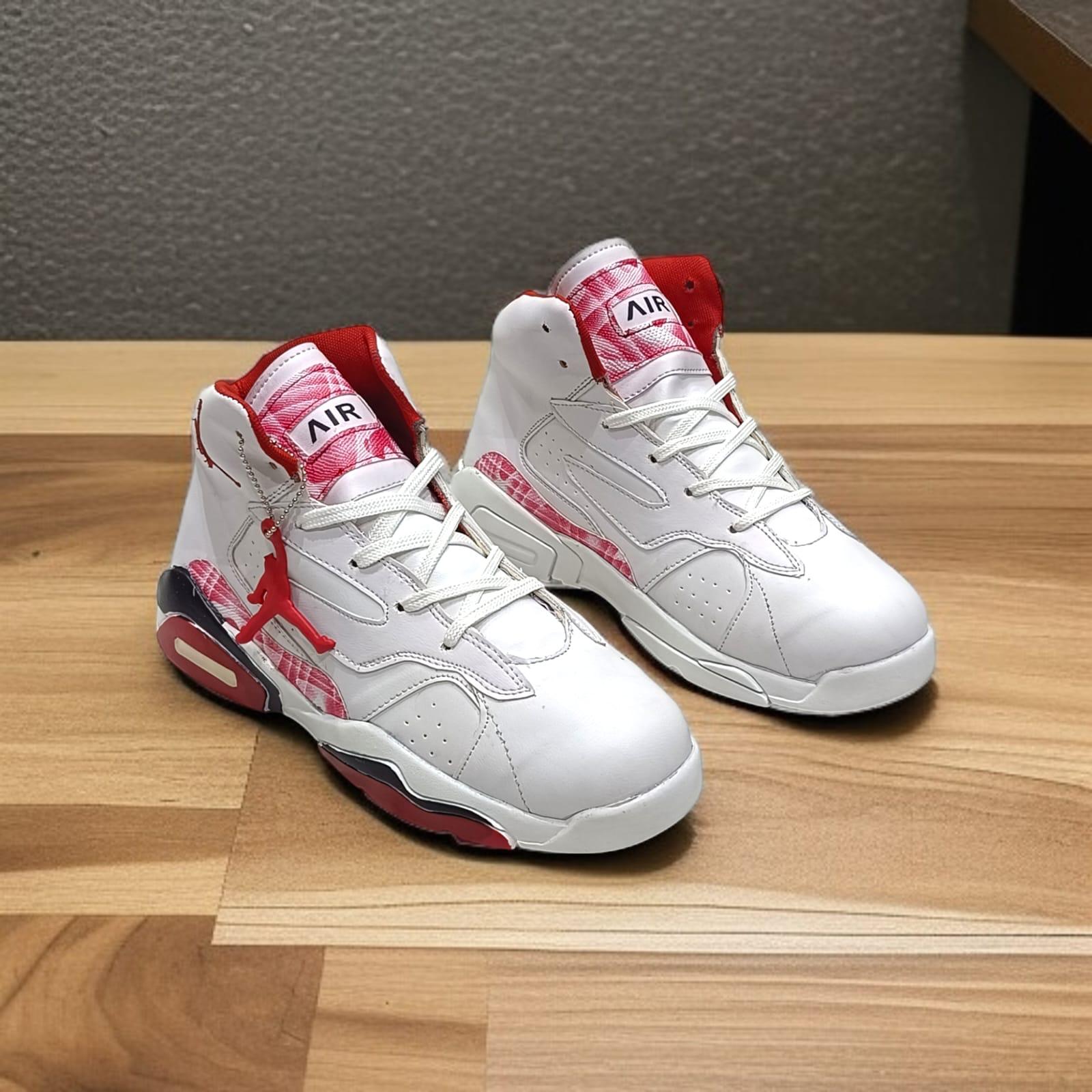 Retro White Red